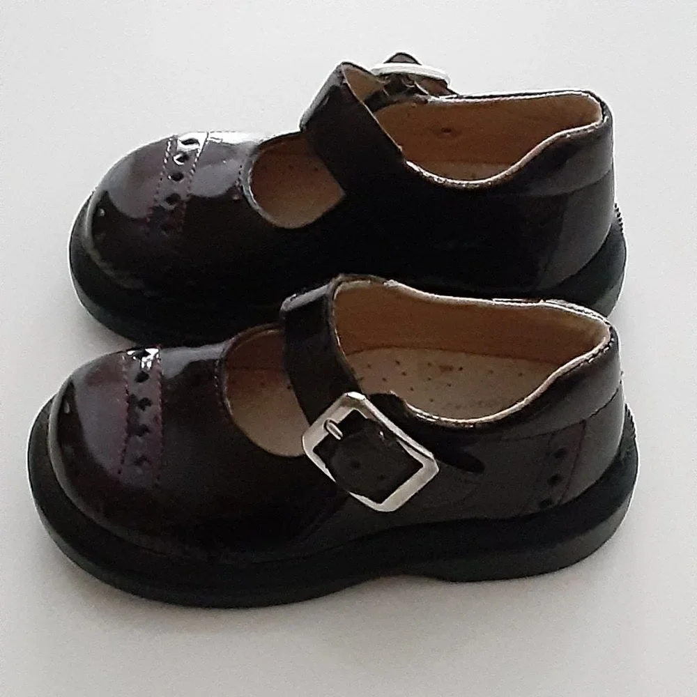 NATURINO Wine Patent Leather Mary Janes size 22 - made in Italy